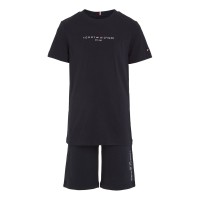 юношески,комплект,детски,облекла,tommy,hilfiger,tee,short,set,juniors,desert,sky