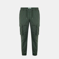 панталони,firetrap,men,s,cotton,elasticated,cuffs,cargo,trousers,khaki
