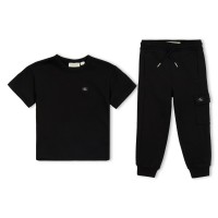 calvin,klein,jeans,kids,terry,short,sleeve,set,ck,black,beh