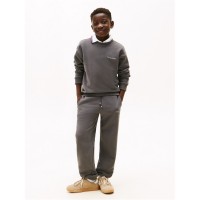 детски,3/4,панталони,tommy,hilfiger,kids',mini,corp,coordinated,clothing,set,wash,black,pt2