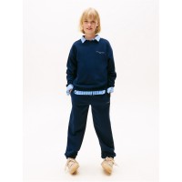 детски,3/4,панталони,tommy,hilfiger,kids',mini,corp,coordinated,clothing,set,night,navy,c1g