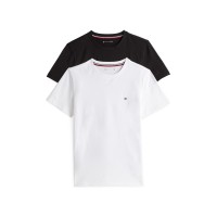 тениска,детски,облекла,tommy,hilfiger,tommy,2,pk,t,shirt,jn54,black,white,0r9