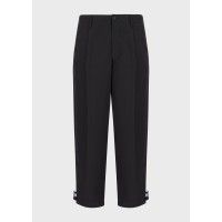 панталони,мъжки,панталони,тип,чино,emporio,armani,straight,leg,trousers,nero