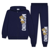 юношески,комплект,детски,3/4,панталони,moschino,jersey,teddy,bear,tracksuit,set,junior,navy,40016