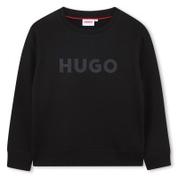 детски,облекла,hugo,logo,crewneck,juniors,black,09b