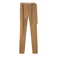 панталони,мъжки,панталони,тип,чино,off,white,men's,belt,waist,slim,fit,trousers,camel