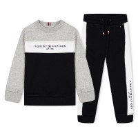 tommy,hilfiger,colorblock,fleece,set,grey,black