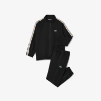 анцуг,lacoste,kids,soft,fabric,tracksuit,set,black,964