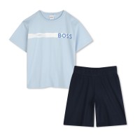 юношески,комплект,детски,облекла,boss,t,shirt,set,junior,prsn,blue,887