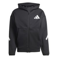 промоция,на,зимни,облекла,разпродажба,adidas,мъжки,горнища,с,качулка,adidas,z.n.e,fz,hood,sn54,black,white