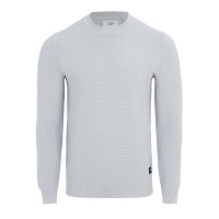 пуловер,мъжки,блузи,firetrap,crew,neck,jumper,knitted,pullover,men,light,grey