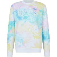 блуза,облекла,на,разпродажба,мъжки,ежедневни,облекла,мъжки,горнища,с,качулка,boss,boss,crew,sweater,sn99,white