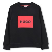 детски,3/4,панталони,hugo,hugo,box,logo,crew,jn62,black,09b