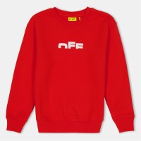детска,блуза,детски,3/4,панталони,off,white,unisex,kids',logo,crew,sweatshirt,red,2501