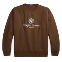 блуза,мъжки,горнища,с,качулка,polo,ralph,lauren,men,s,crew,sweatshirt,branch,brown