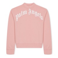 юношеска,блуза,детски,облекла,palm,angels,overlogo,crewneck,sweater,juniors,pink,white