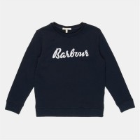 блуза,детски,3/4,панталони,barbour,girls,otterburn,sweatshirt,navy