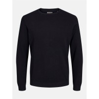 мъжки,блузи,jack,and,jones,knit,crew,neck,sn62,black