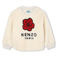 блуза,детски,3/4,панталони,kenzo,kids',teddy,crew,sweatshirt,cream,21g