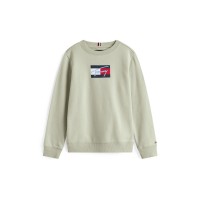 детски,облекла,tommy,hilfiger,tommy,scrpt,flg,crew,jn53,misty,sage,m1c