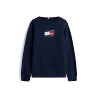 детски,облекла,tommy,hilfiger,tommy,scrpt,flg,crew,jn53,night,navy,c1g