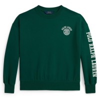 блуза,polo,ralph,lauren,kids,crew,neck,embroidered,logo,sweatshirt,new,forest