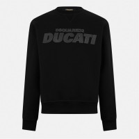 блуза,облекла,на,разпродажба,мъжки,ежедневни,облекла,мъжки,горнища,с,качулка,dsquared2,men's,crew,sweater,black