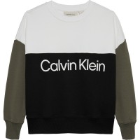 детски,облекла,calvin,klein,jeans,ckj,block,crew,jn53,blk,grn,wht,beh