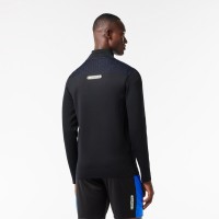 блуза,мъжки,горнища,с,качулка,мъжки,ежедневни,облекла,lacoste,men,s,crew,neck,ribbed,sweatshirt,black,hilo
