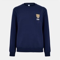 блуза,облекла,на,разпродажба,мъжки,ежедневни,облекла,мъжки,горнища,с,качулка,moschino,men's,bear,crew,sweatshirt,blue