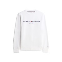 блуза,мъжки,горнища,с,качулка,tommy,hilfiger,logo,crew,sweatshirt,white