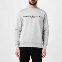 блуза,мъжки,ежедневни,облекла,мъжки,горнища,с,качулка,tommy,hilfiger,logo,crew,sweatshirt,grey,p01