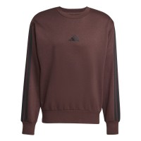 мъжка,поларена,блуза,мъжки,блузи,adidas,essentials,3,stripes,fleece,sweatshirt,mens,shadow,brown