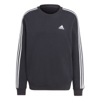 мъжка,блуза,мъжки,блузи,adidas,essentials,mens,crew,3,stripes,pullover,sweatshirt,black,white