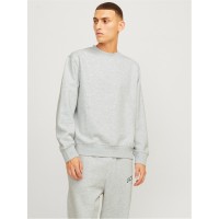 мъжки,блузи,jack,and,jones,urban,edge,400,gsm,crew,sweat,mens,white,melange