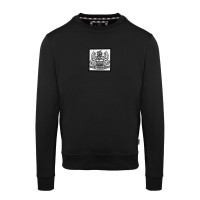 блуза,мъжки,ежедневни,облекла,мъжки,горнища,с,качулка,aquascutum,men,s,round,neck,crew,sweatshirt,black