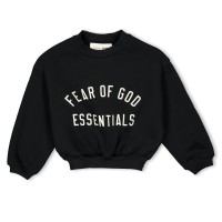 детска,блуза,fear,of,god,essentials,unisex,kids,crew,sweatshirt,vintage,black