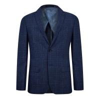 яке,ted,baker,men's,octant,slim,fit,check,suit,jacket,blue,check