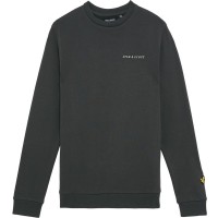 юношеска,блуза,детски,облекла,lyle,and,scott,script,logo,sweatshirt,juniors,w635,gunmetal