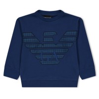 юношеска,блуза,детски,облекла,emporio,armani,eagle,logo,crew,sweater,juniors,blue,0978