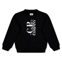 блуза,детски,3/4,панталони,cp,company,kids,front,logo,crew,sweatshirt,black,60100