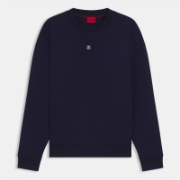 блуза,облекла,на,разпродажба,мъжки,ежедневни,облекла,мъжки,горнища,с,качулка,hugo,men's,dettil,crew,neck,sweatshirt,navy,418