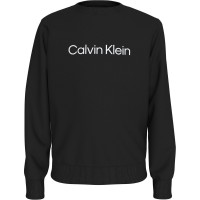 блуза,детски,облекла,calvin,klein,jeans,regular,fit,logo,crewneck,sweatshirt,ck,black,beh