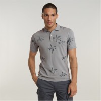 блуза,с,яка,облекла,на,разпродажба,мъжки,тениски,g,star,dunda,slim,print,polo,shirt,corrct,gry,g525