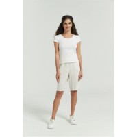 къси,панталони,дамски,къси,панталони,be,you,linen,shorts,stone,stripe