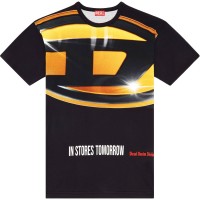 тениска,облекла,на,разпродажба,мъжки,тениски,diesel,men's,boxt,oversized,graphic,t,shirt,black