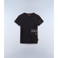 тениска,детски,3/4,панталони,napapijri,kids',eiger,t,shirt,black,041