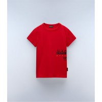 тениска,детски,3/4,панталони,napapijri,kids',eiger,t,shirt,red,r06