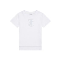 тениска,детски,3/4,панталони,juicy,couture,kids',diamante,logo,regular,fit,t,shirt,white,001