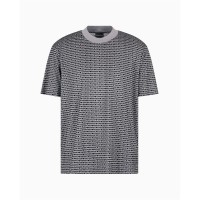 тениска,облекла,на,разпродажба,мъжки,тениски,emporio,armani,men's,regular,fit,jersey,t,shirt,grey,eagle